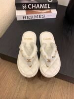 Chanel’s new summer slippers are available in three colors