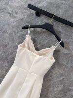 Valentino 2025 Spring/Summer New Three-Dimensional Flower Suspender Vest Dress - Image 12