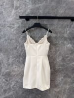 Valentino 2025 Spring/Summer New Three-Dimensional Flower Suspender Vest Dress - Image 4