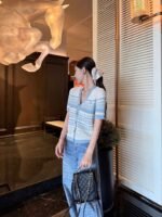 Chanel 2025 Summer New V-neck Short Sleeve Cardigan High Quality - Image 2