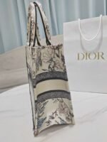 DIOR Beige Millefiori Embroidered Medium Book Tote 36 x 27.5 x 16.5cm Premium - Image 5
