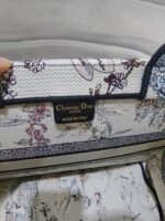 DIOR Beige Millefiori Embroidered Medium Book Tote 36 x 27.5 x 16.5cm Premium - Image 3