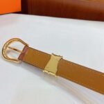 Hermès Ecuyere calfskin belt premium version width 2.4cm - Image 9