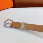 Hermès Ecuyere calfskin belt premium version width 2.4cm - Image 7