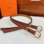 Hermès Ecuyere calfskin belt premium version width 2.4cm