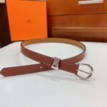 Hermès Ecuyere calfskin belt premium version width 2.4cm - Image 5