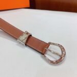 Hermès Ecuyere calfskin belt premium version width 2.4cm - Image 4