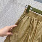 GUCCI summer new dark jacquard stand collar jacket + high waist shorts - Image 2