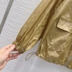 GUCCI summer new dark jacquard stand collar jacket + high waist shorts - Image 10