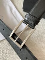 PRADA belt premium version genuine leather material width 3.8cm - Image 6