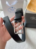 PRADA belt premium version genuine leather material width 3.8cm - Image 2