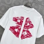 BALENCIAGA Simple letter LOGO + BB big letter printing process 330g round neck short sleeve high quality T-shirt - Image 5