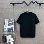 GUCCI Simple LOGO double G three-dimensional glue craft 330g round neck short-sleeved T-shirt - Image 12