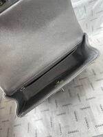 Chanel silver AS2431 ball pattern handbag autumn and winter latest CF handbag series advanced version size：20x14x7cm - Image 10