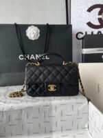Chanel silver AS2431 ball pattern handbag autumn and winter latest CF handbag series advanced version size：20x14x7cm - Image 2