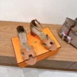 Hermès new high-heeled sandals