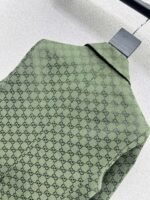 GUCCI series green jacquard suit jacket advanced handmade high-quality clothing - Image 8