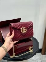 GUCCI envelope bag Marmont woc chain bag size 20cm - Image 11
