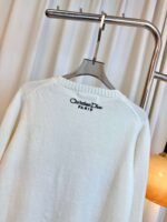 DIOR limited edition five-star floral embroidered cashmere long-sleeved top - Image 5