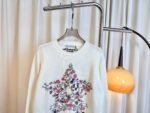 DIOR limited edition five-star floral embroidered cashmere long-sleeved top - Image 2