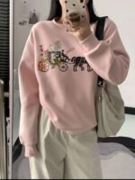 Coach Floral Carriage 380g cotton sweatshirt