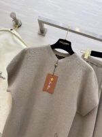 Ralph Lauren high-end minimalist knitted suit T-shirt + pants - Image 5