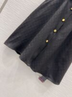 GUCCI new arrival jacquard collared dress with belt - Image 5