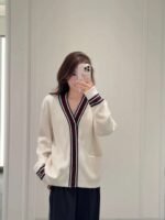 GUCCI 2025 Autumn and Winter New Rugby Knit Cardigan High-density knitted premium version