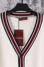 GUCCI 2025 Autumn and Winter New Rugby Knit Cardigan High-density knitted premium version - Image 4