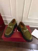 Gucci Horsebit-decorated grooved-soled loafers with a 5cm thickness - Image 8