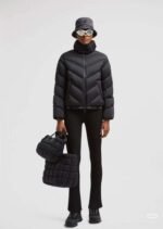 Moncler New stand-collar down jacket with classic sleeve patch detail and filled with 90% white goose down.Premium down jacket (advanced version) - Image 2