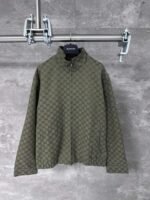 Gucci Early Autumn New Double G Full Print Jacquard Stand Collar Long Sleeve Jacket