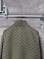 Gucci Early Autumn New Double G Full Print Jacquard Stand Collar Long Sleeve Jacket - Image 7