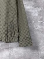Gucci Early Autumn New Double G Full Print Jacquard Stand Collar Long Sleeve Jacket - Image 6