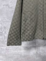 Gucci Early Autumn New Double G Full Print Jacquard Stand Collar Long Sleeve Jacket - Image 5