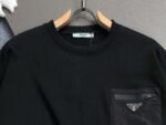 PRADA new chest triangle logo pocket round neck sweatshirt sweatshirt - Image 14