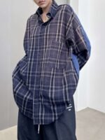 Balenciaga new casual shirt with classic embroidered label, unisex.