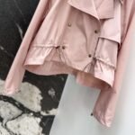 Burberry new short front and long back lapel short trench coat high quality version clothes - Image 2