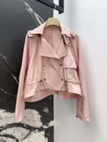 Burberry new short front and long back lapel short trench coat high quality version clothes - Image 3