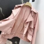 Burberry new short front and long back lapel short trench coat high quality version clothes - Image 5