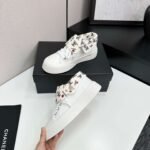 CHANEL 2025 Newest High-Top Casual Denim Canvas Shoes - Image 6