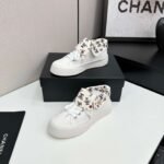 CHANEL 2025 Newest High-Top Casual Denim Canvas Shoes - Image 5