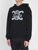 Celine 2025 Early Autumn Classic Hooded Sweatshirt Loose Fit High Quality Sweatshirt