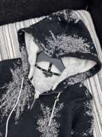 Chanel  Early Autumn Classic Jacquard Hooded Composite Suede Sweatshirt High Quality - Image 8