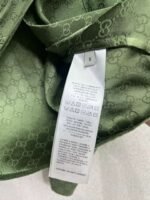 GUCCI green jacquard shirt high quality shirt - Image 5