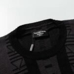 Balenciaga geometric pattern sweater 1:1 high-quality version sweater - Image 9