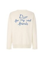 DIOR new embroidered cotton blend button cardigan sweater 1:1 advanced version - Image 10
