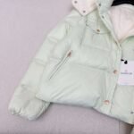 MONCLER autumn and winter new products official website new color matching short stand collar down jacket - Image 8