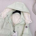 MONCLER autumn and winter new products official website new color matching short stand collar down jacket - Image 2