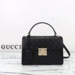 GUCCI new logo printed handbag high-end version 26x18x11.5cm